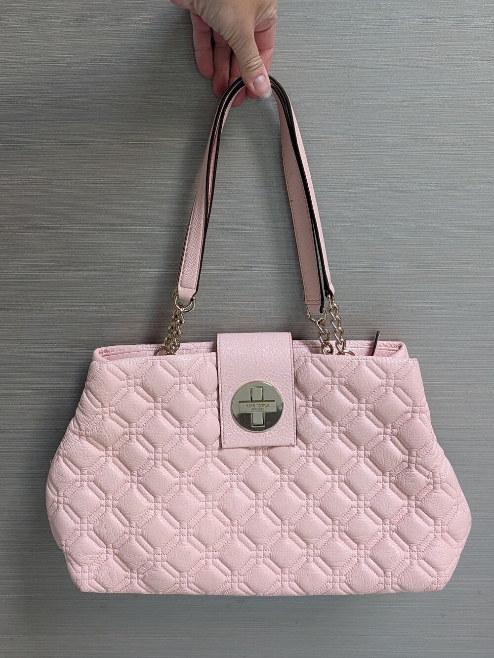 KATE SPADE astor court elena quilted purse bag ballet slipper